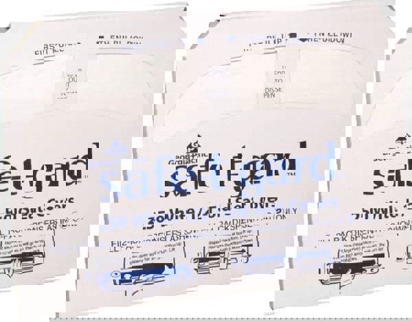 Safe-T-Gard Half-Fold Toilet Seat Covers, 14.5 x 17, White, 250/Pack, 20 Packs/Carton